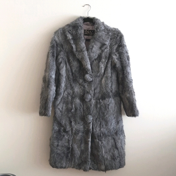 Vintage faux fur coat - Picture 1 of 4